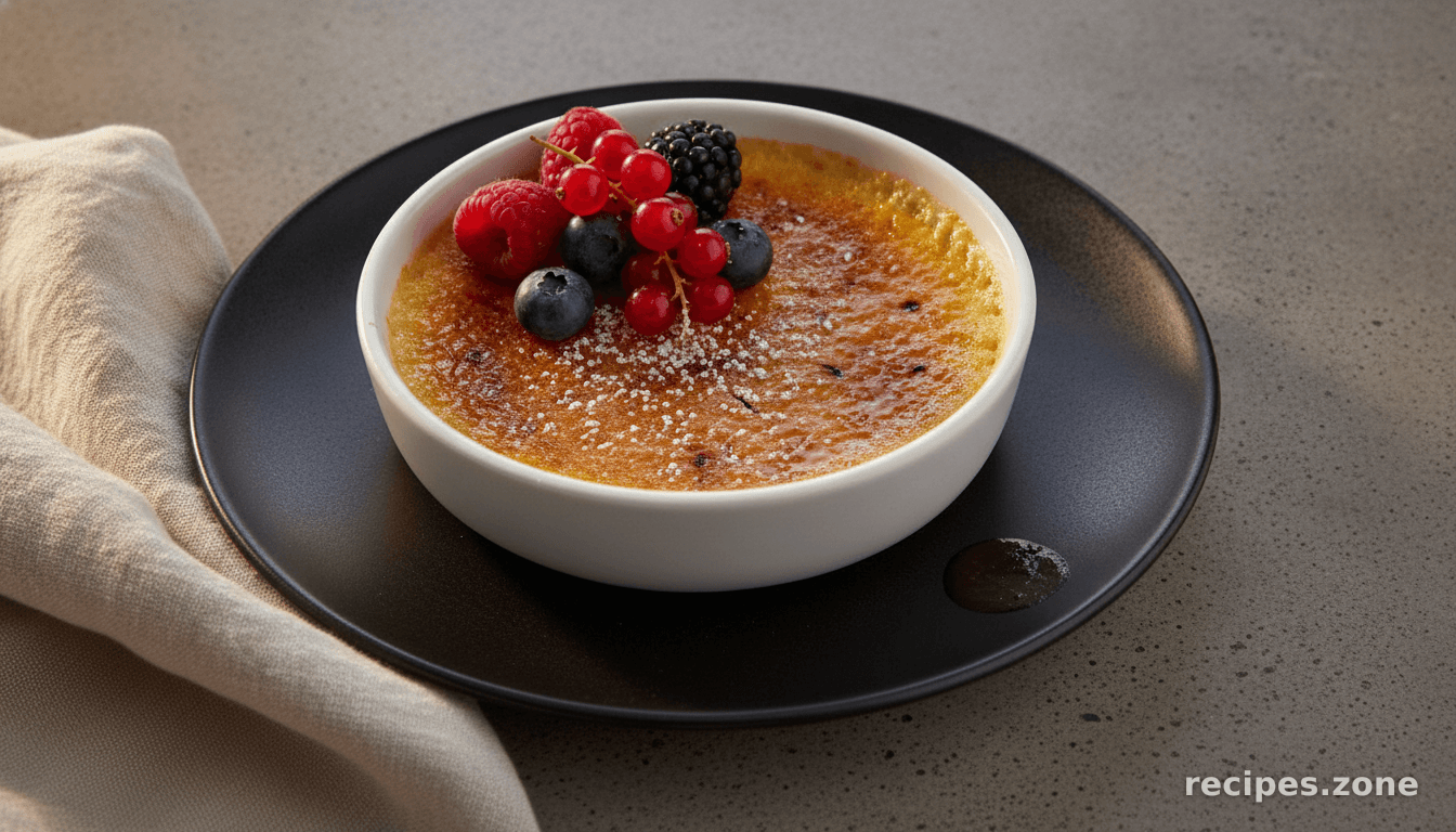 Blackberry Creme Brulee