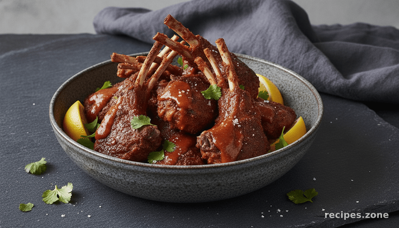 Chilli ginger lamb chops