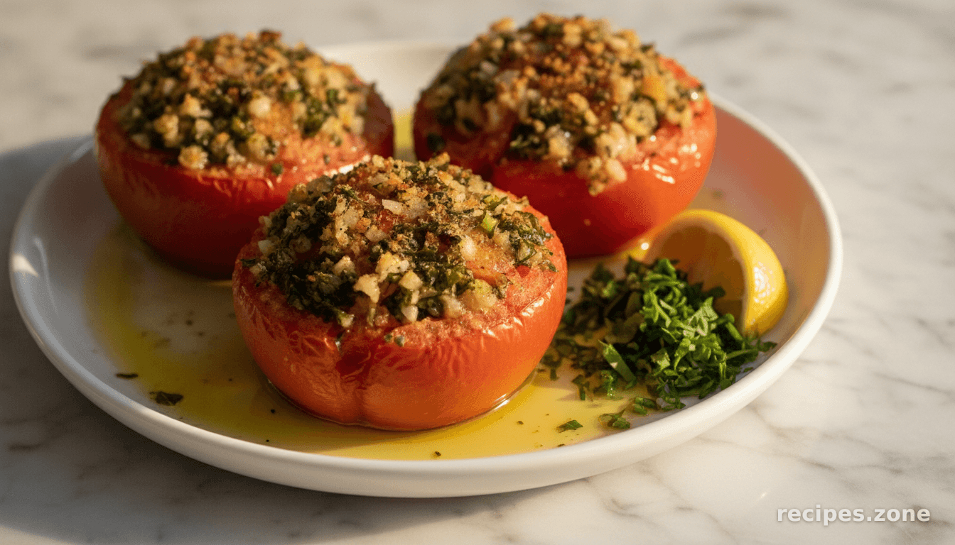 Stuffed Beefsteak Tomato