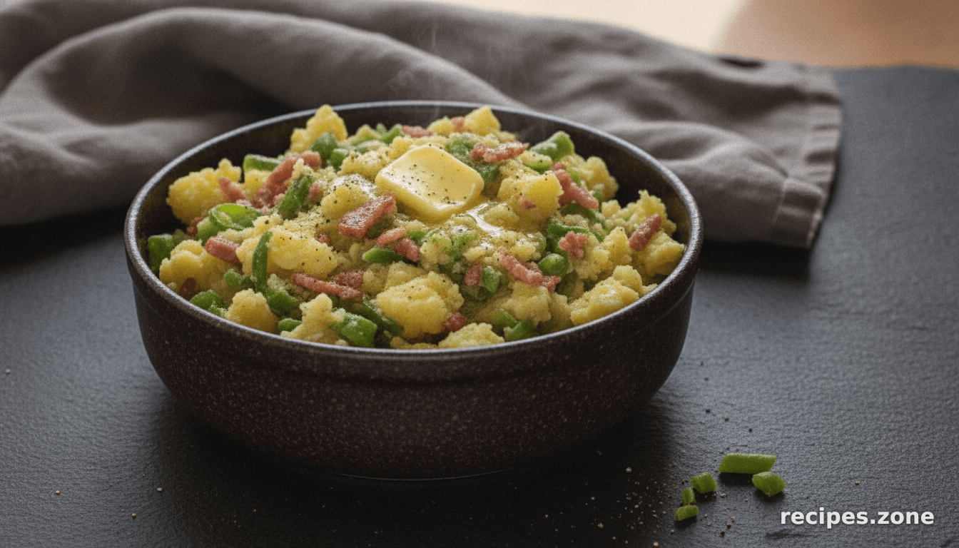 Runner Bean Mash (Snijbonen Stamppot)