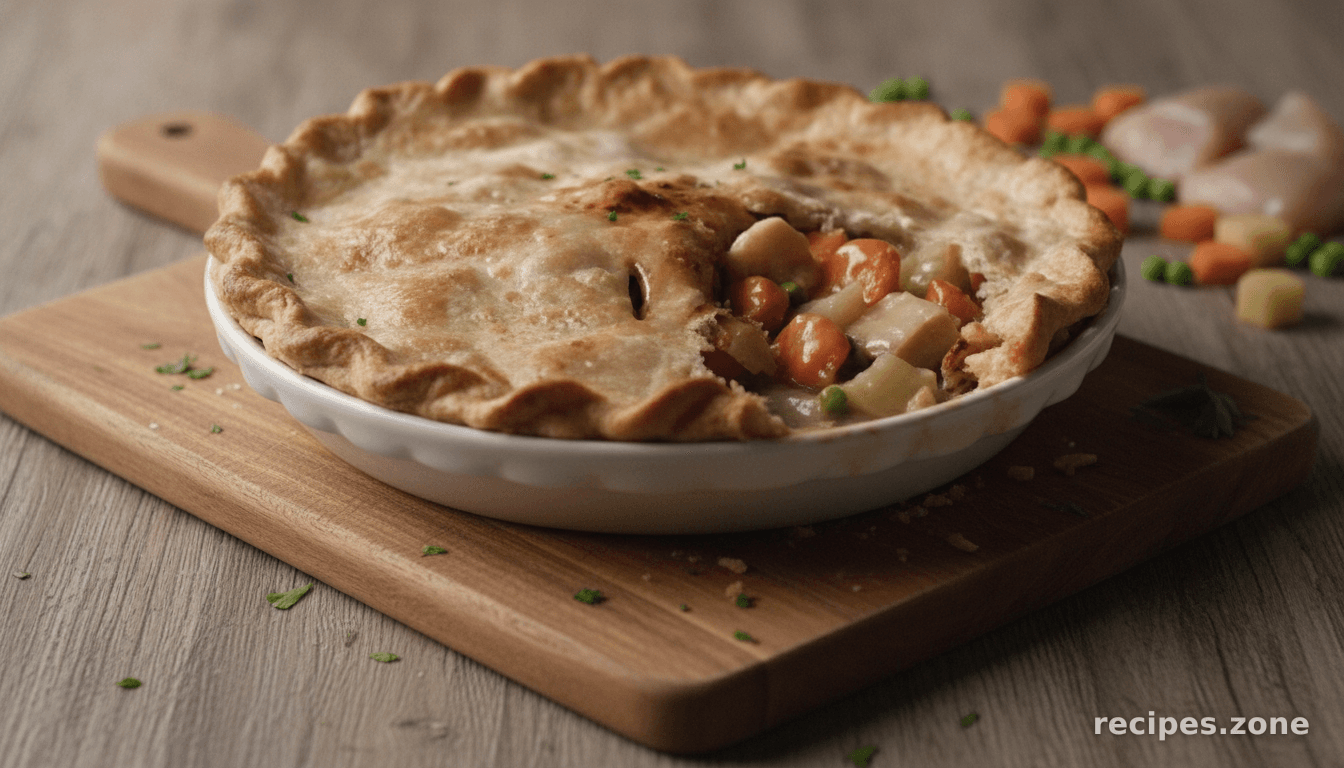 4 Ingredient Chicken Pot Pie