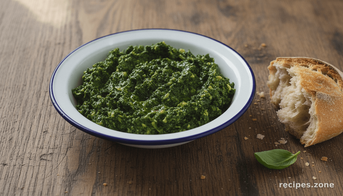 Skinny Kale Basil Pesto
