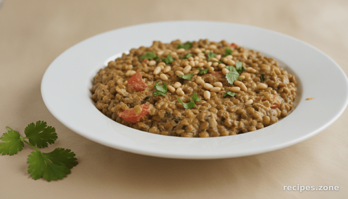 Tahini Lentils