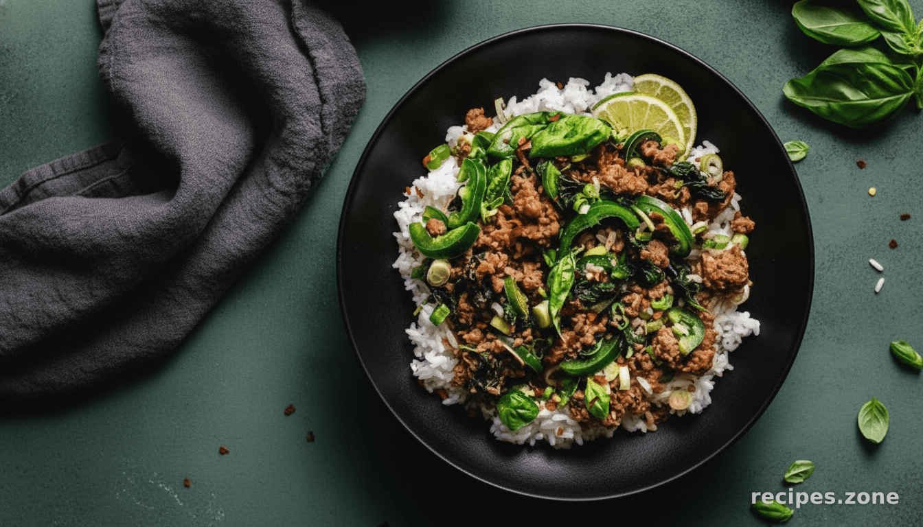 Thai beef stir-fry