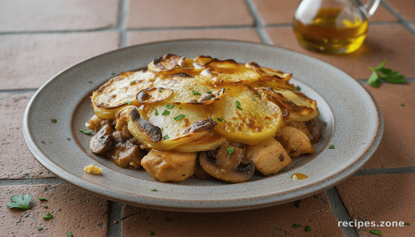Chicken & mushroom Hotpot