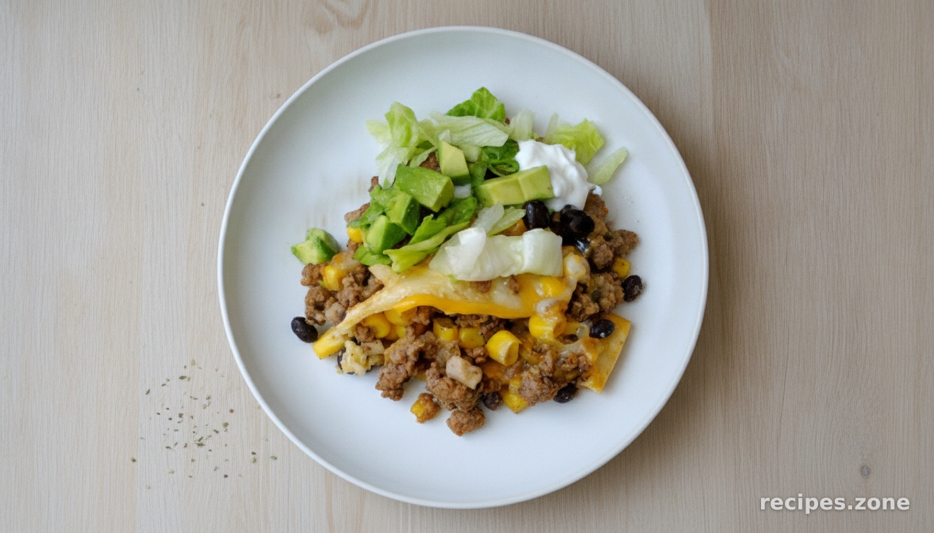 Tomato Free Mexican Lasagna
