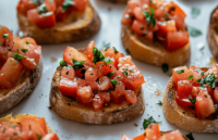 Authentic Bruschetta with Tomatoes Recipe