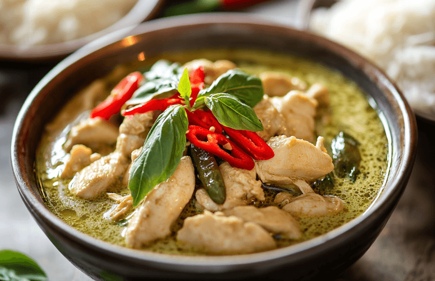 Authentic Thai Green Curry Chicken