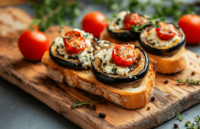 Canapés with Eggplant