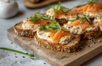 Creamy Smoked Salmon Spread with Sun-Dried Tomatoes