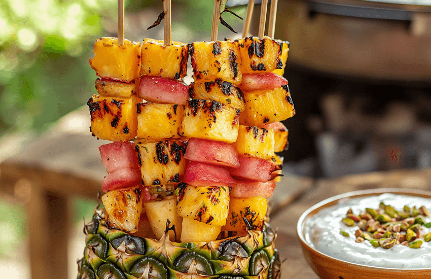 Grilled Fruit Skewers