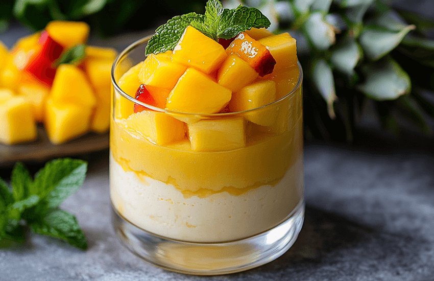 No-Bake Mango Mousse Recipe | Recipes Zone