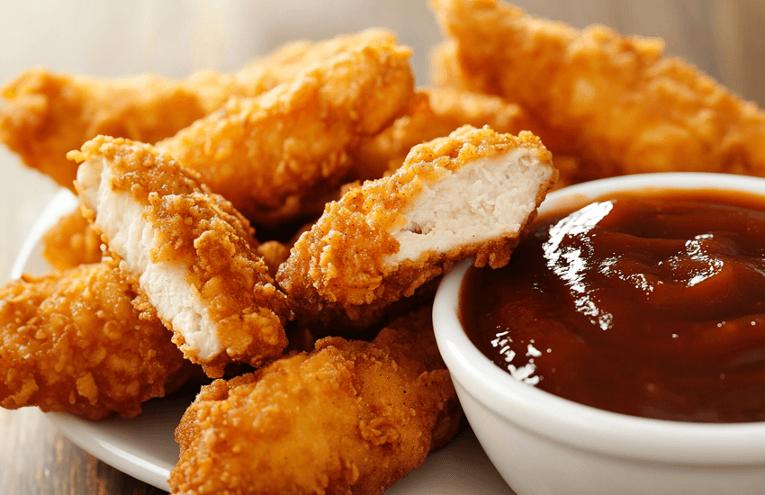 Chicken Strips & BBQ Sauce