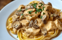 Chicken Stroganoff with Mushrooms