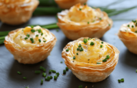 Puff Pastry Cups with Egg-Beer Cream