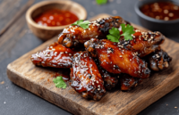 Sweet & Sticky Chicken Wings Recipe