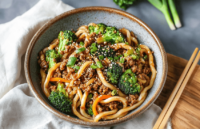 Udon Noodles with Beef