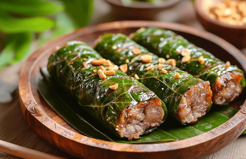 Vietnamese Grilled Beef Rolls (Bo La Lot) Recipe